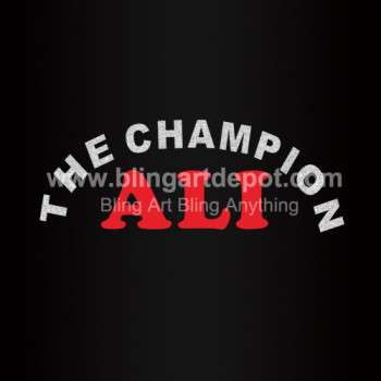 The Champion Ali Iron On Transfers Vinyl The Champion Ali Iron On Transfers Vinyl